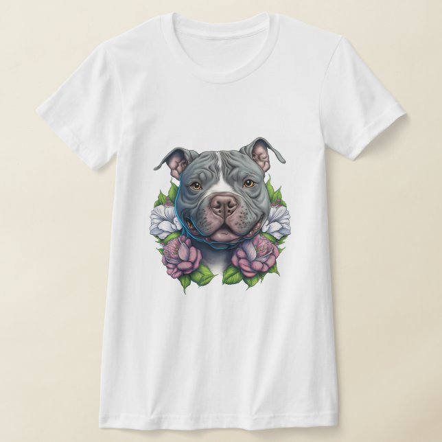Camiseta Bully Americano com Flores (Postura )