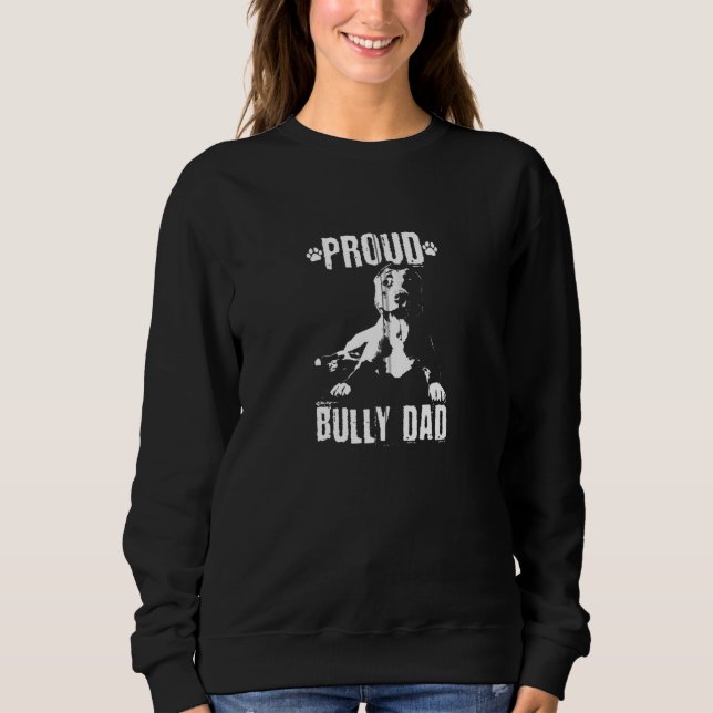 Camiseta Bully Pai Americano Bully Pitbull Proprietário de  (Frente)