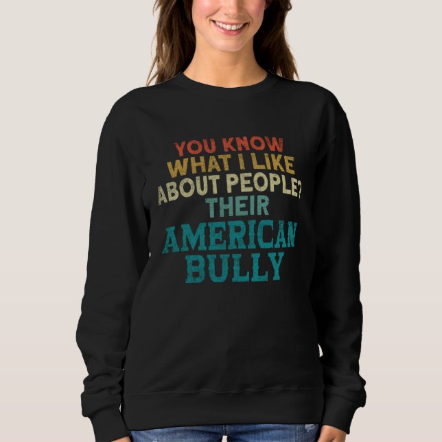 Camiseta Bully XL Pitbull Você Sabe O Que Eu Gosto Na Améri (Frente)