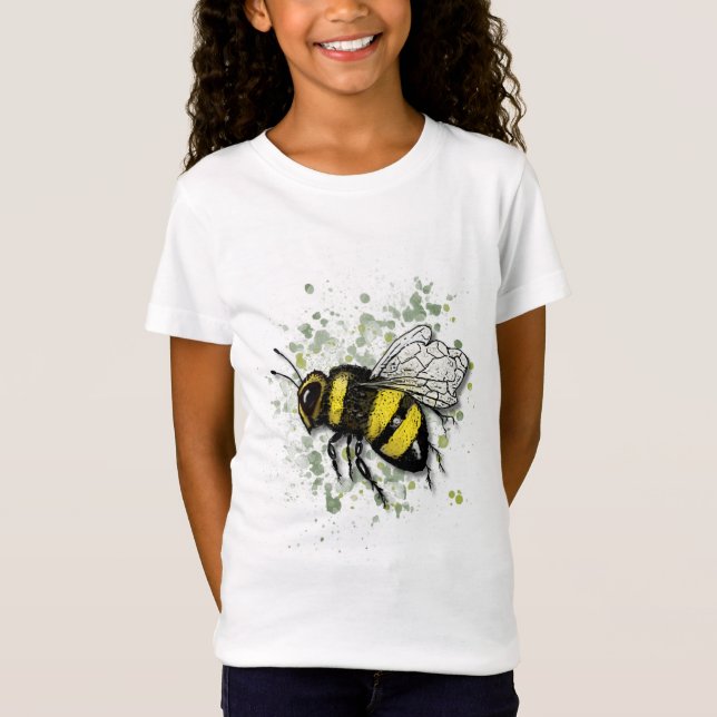 Camiseta Bumble BEE, desenho digital (Frente)