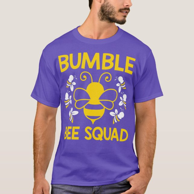 Camiseta Bumble Bee Squad Bumblebee Team Group Family (Frente)