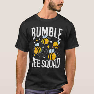 Camiseta Bumble Bee Squad Honey Funny Bekeeper Shirt Apiar