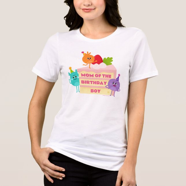 Camiseta Bumble Nums | Bolo - Mãe do Aniversário (Frente)