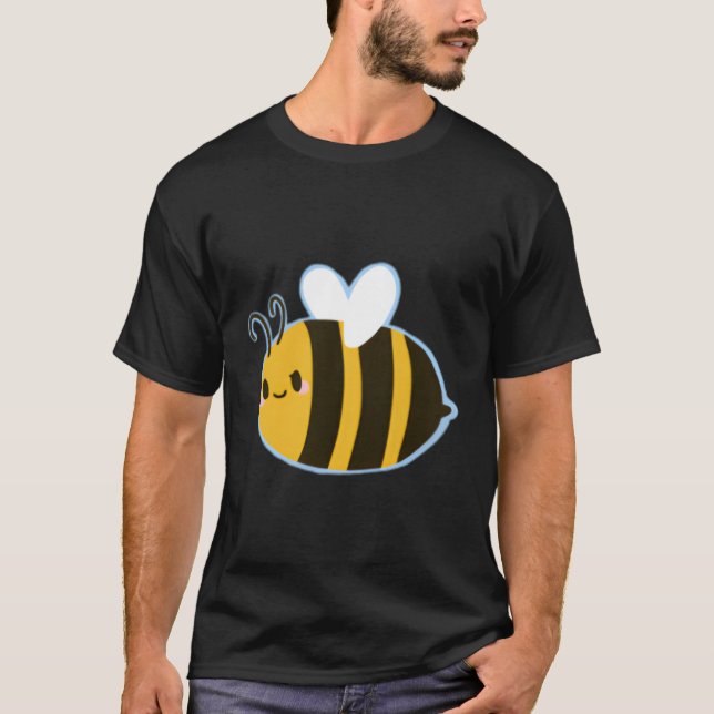 Camiseta Bumblebee Honey Bee Sorridente (Frente)