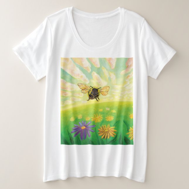 Camiseta Bumblebee no Horizonte (Frente do Design)