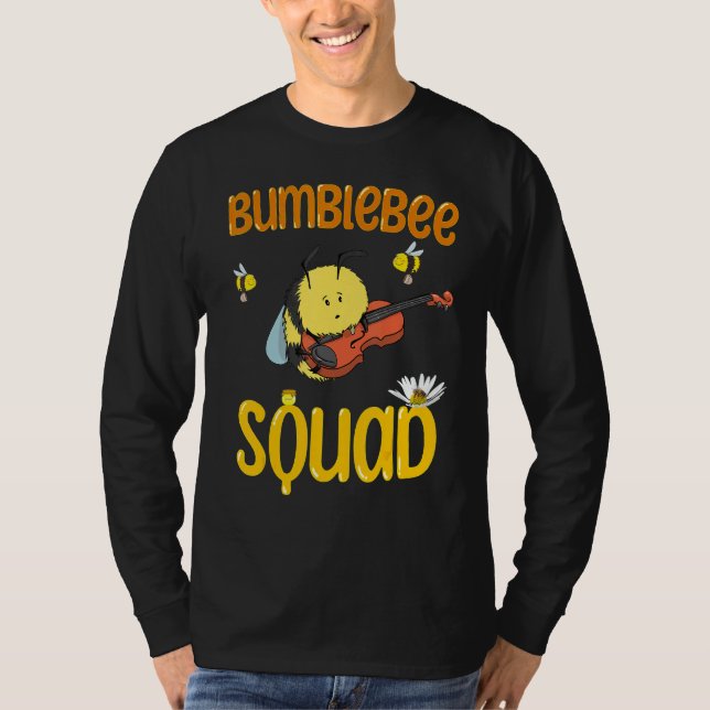 Camiseta Bumblebee Squad Beekeeper Team Bee Birthda (Frente)
