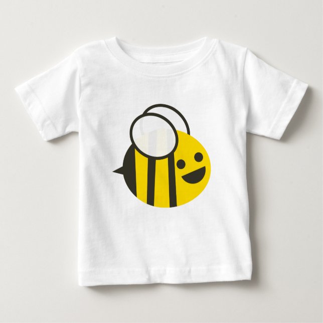 Camiseta Bumbling Bumble o T da abelha para o bebê (Frente)
