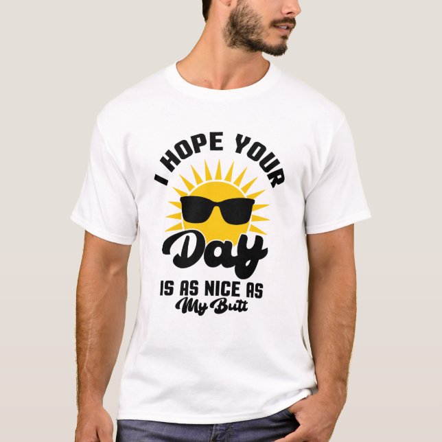 Camiseta Bumbum Bênçãos: Espero que seu dia brilhe (Frente)