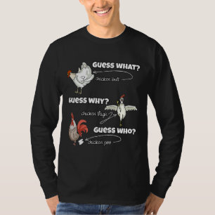 Camiseta Bumbum de frango adivinha por que frango