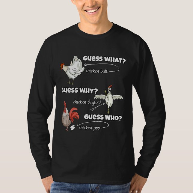 Camiseta Bumbum de frango adivinha por que frango (Frente)