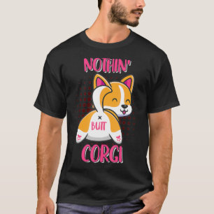 Camiseta Bumbum Engraçado Corgi Fluffy Corgi Bumbuns Intell