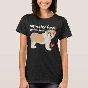 Camiseta Bumbum Inglês Bulldog Quadrado