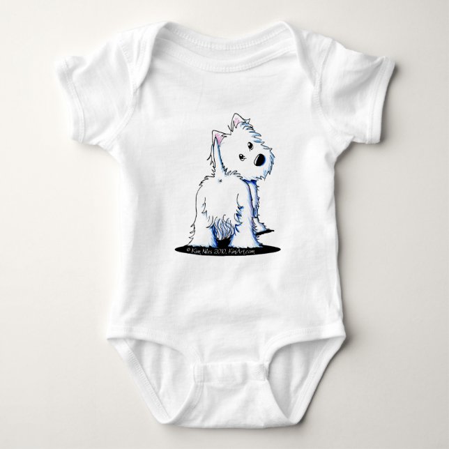 Camiseta Bumbum macio Westie (Frente)