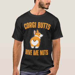 Camiseta Bumbuns Corgi Conduzem Loucos Cachorro 284