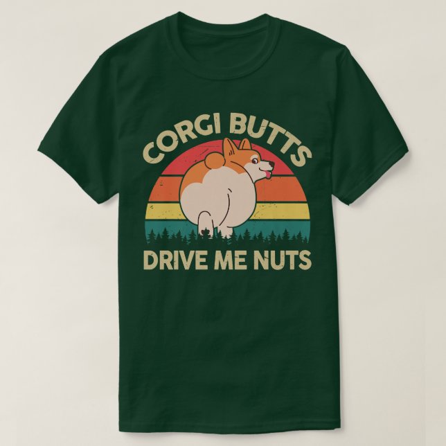 Camiseta Bumbuns Corgi Levam-me Loucos Corgi Mãe  (Frente do Design)