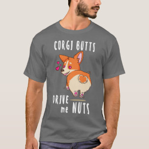 Camiseta Bumbuns Corgi Me Levam Loucos Engraçados Cachorro