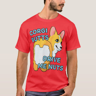 Camiseta Bumbuns Cute Corgi Levam-Me Loucos Engraçados Corg