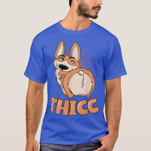 Camiseta Bumbuns Thicc Corgi Me Levam Loucos Funny Corgi Lo