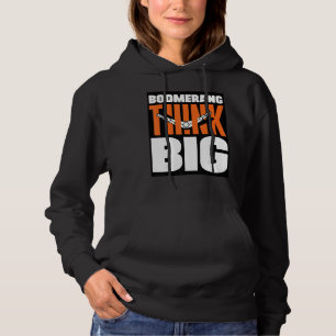 Camiseta Bumerangue Pense Grande Esportes de Lançamento de 