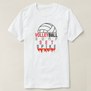 Camiseta Bump de vôlei, set, spike