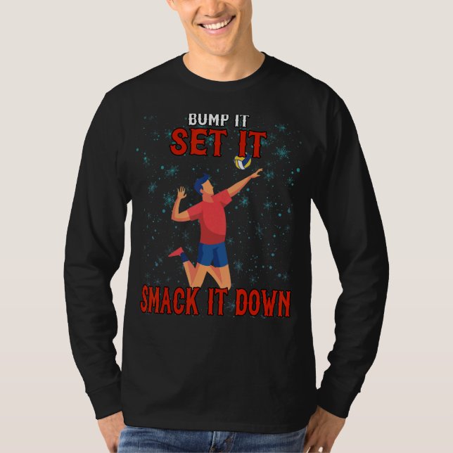 Camiseta Bump It Smat It Down Voleibol Say (Frente)