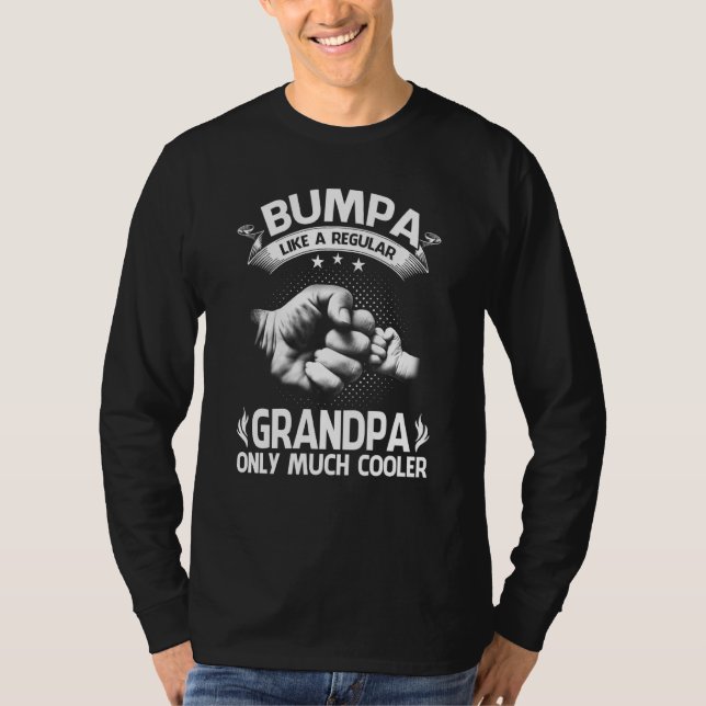 Camiseta Bumpa Como Um Vovô Normal Só Muito Mais Frio (Frente)