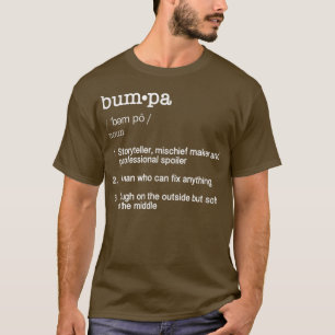Camiseta Bumpa Definição T Dia de os pais Engraçado Present