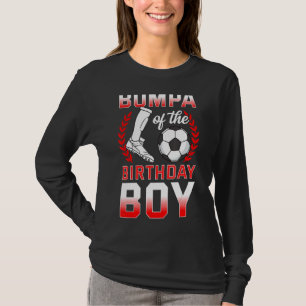 Camiseta Bumpa Do Aniversário Do Jogador De Futebol Bday Ce