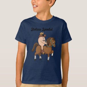 Camiseta Bumpkin do País Orgulhoso - Cavalo, Pony