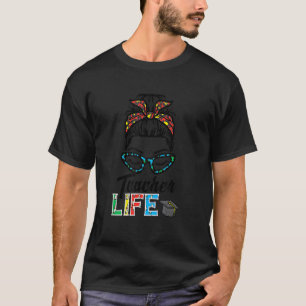 Camiseta Bun Leopard Glass Professor Life No Último Dia Da