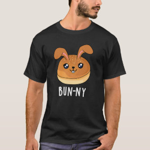 Camiseta Bun ny Funny Coelho Coelho Bun Pun Dark BG