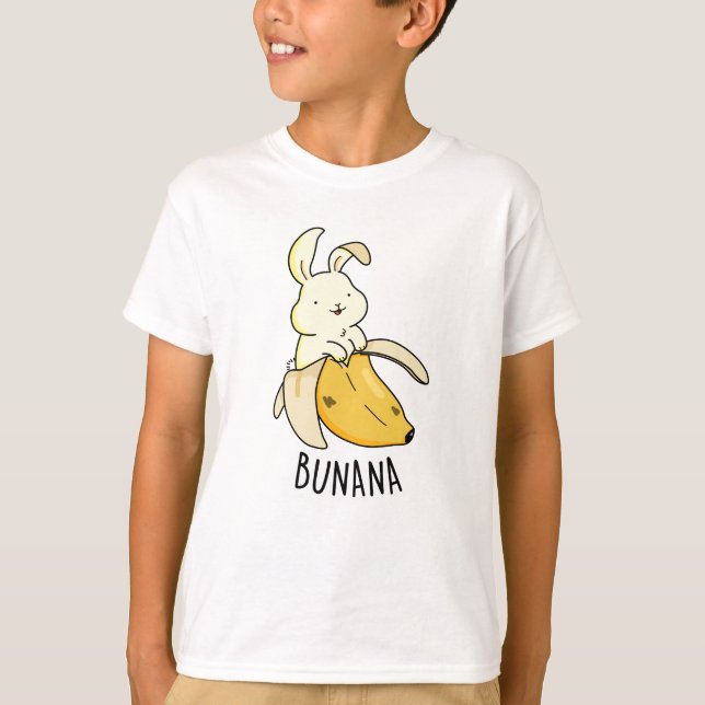 Camiseta Bunana Funny Bunny Num Canhão De Banana (Frente)