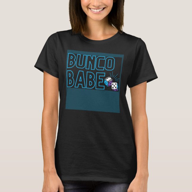 Camiseta Bunco Dice Game Bunco Babe (Frente)