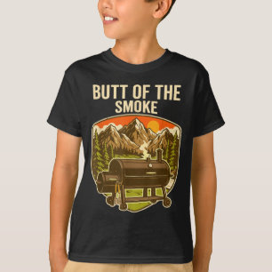 Camiseta Bunda Da Fumaça Engraçado Churrasco Fumante Porco