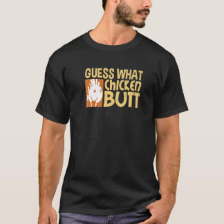 Camiseta Bunda de Frango de Criança Adorável Meu Bicho de