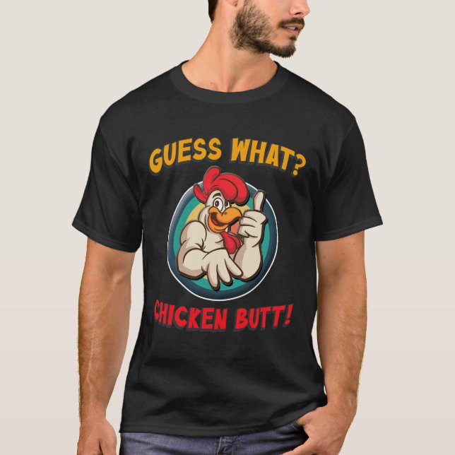 Camiseta Bunda de Frango Para Criança  (Frente)