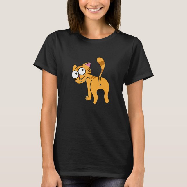 Camiseta Bunda de Gatinho Gato (Frente)