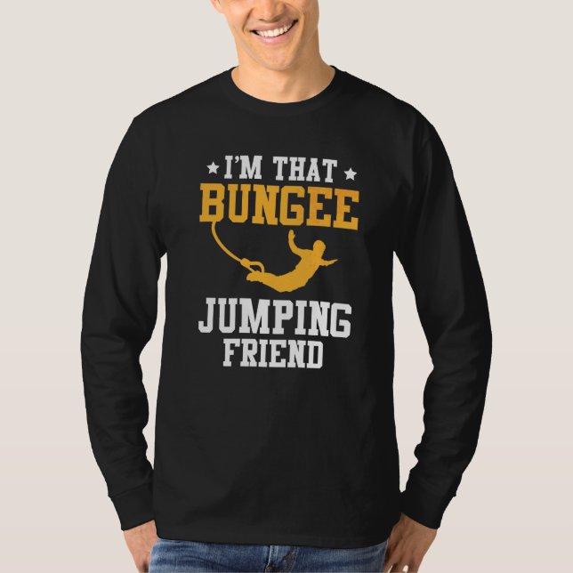 Camiseta Bungee Jumping Pulando Bungee Pulando (Frente)
