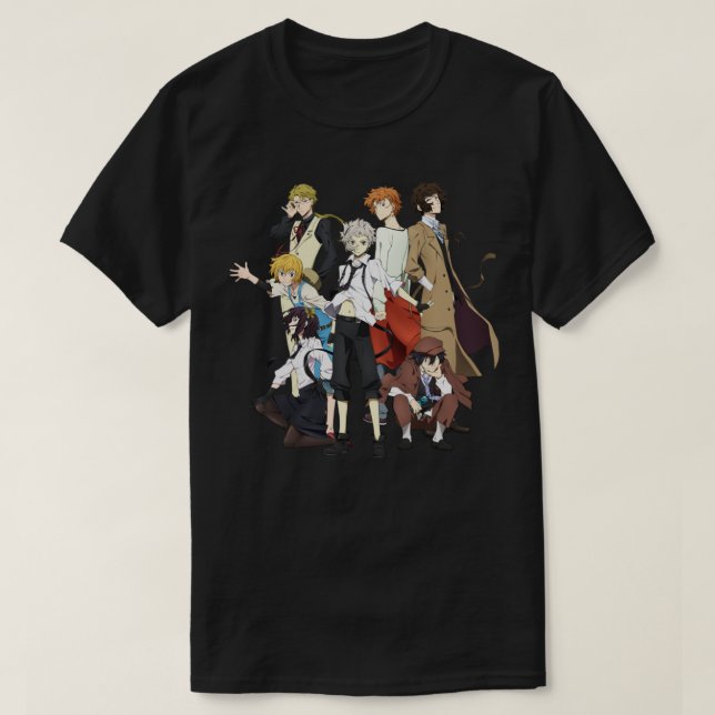 Camiseta Bungou Stray Dogs Wan 3 (Frente do Design)
