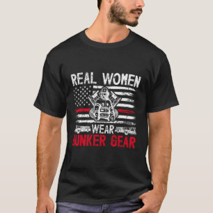 Camiseta Bunker Gear Mulher Bombeiro Fir