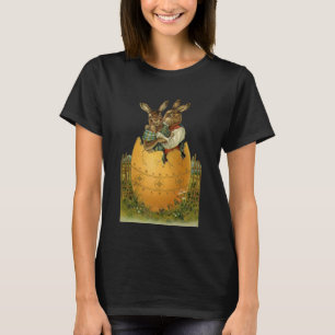 Camiseta Bunnies em um Ovo Dourado, Páscoa vitoriana veneno