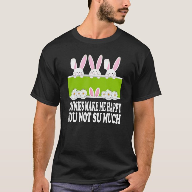 Camiseta Bunnies Me Faz Feliz (Frente)