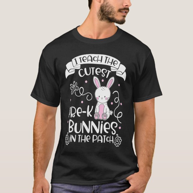 Camiseta Bunnies  Women Pre K Teacher  Easter Day (Frente)