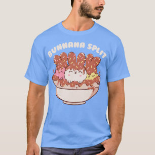 Camiseta Bunny Banana Divida Animais de Corte Sorvete por T