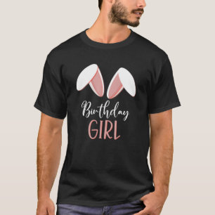 Camiseta Bunny Birthday Girl Matando Festa de aniversário 