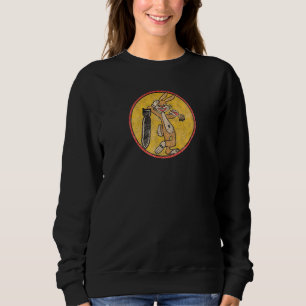 Camiseta Bunny Bomb Vintage Olhe Bomber Estilo de Nariz Art