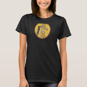 Camiseta Bunny Bomb Vintage Olhe Bomber Estilo de Nariz Art