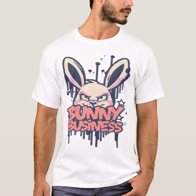 Camiseta Bunny Business (Frente)