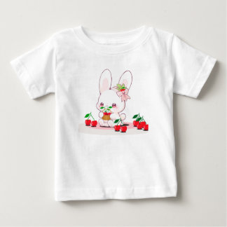 Camiseta Bunny & Cherries: Coleção de Harmonia Doce! 🍒 🐰