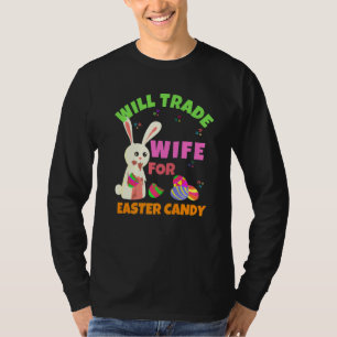 Camiseta Bunny Coma Ovos De Chocolate Trocam Esposa Por Sab